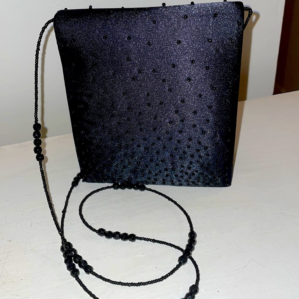 Jessica McClintock Beaded Shoulder Bag, Evening Bag, Clutch